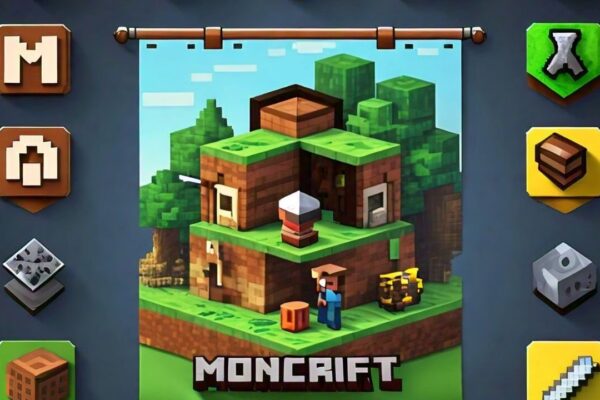 Minecraft (2009) game icons banners