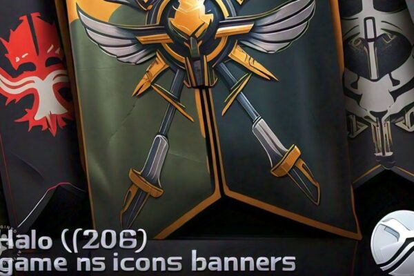 Halo (2003) game icons banners